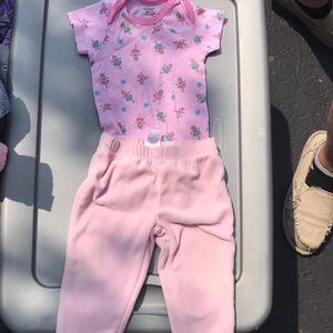 Baby’s pink outfit